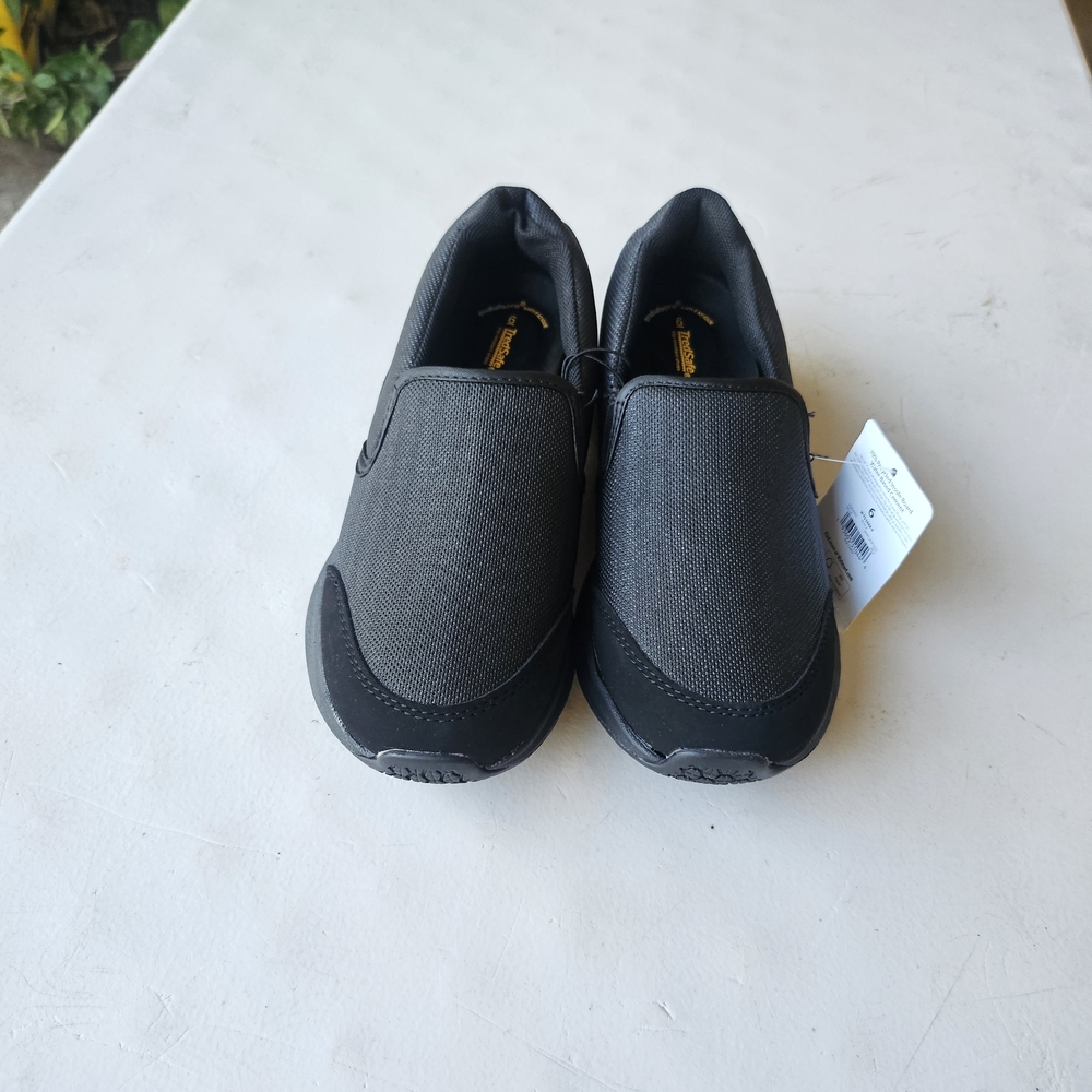 Stylish Black and Gray Slip-On Loafers